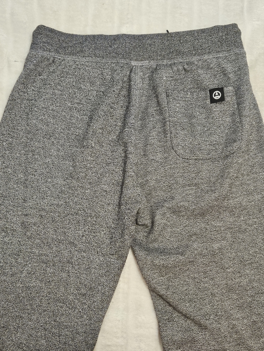 Amnesia Heathered Gray Slim Jogger Sweatpants with Zippered Pockets - Picture 13 of 16